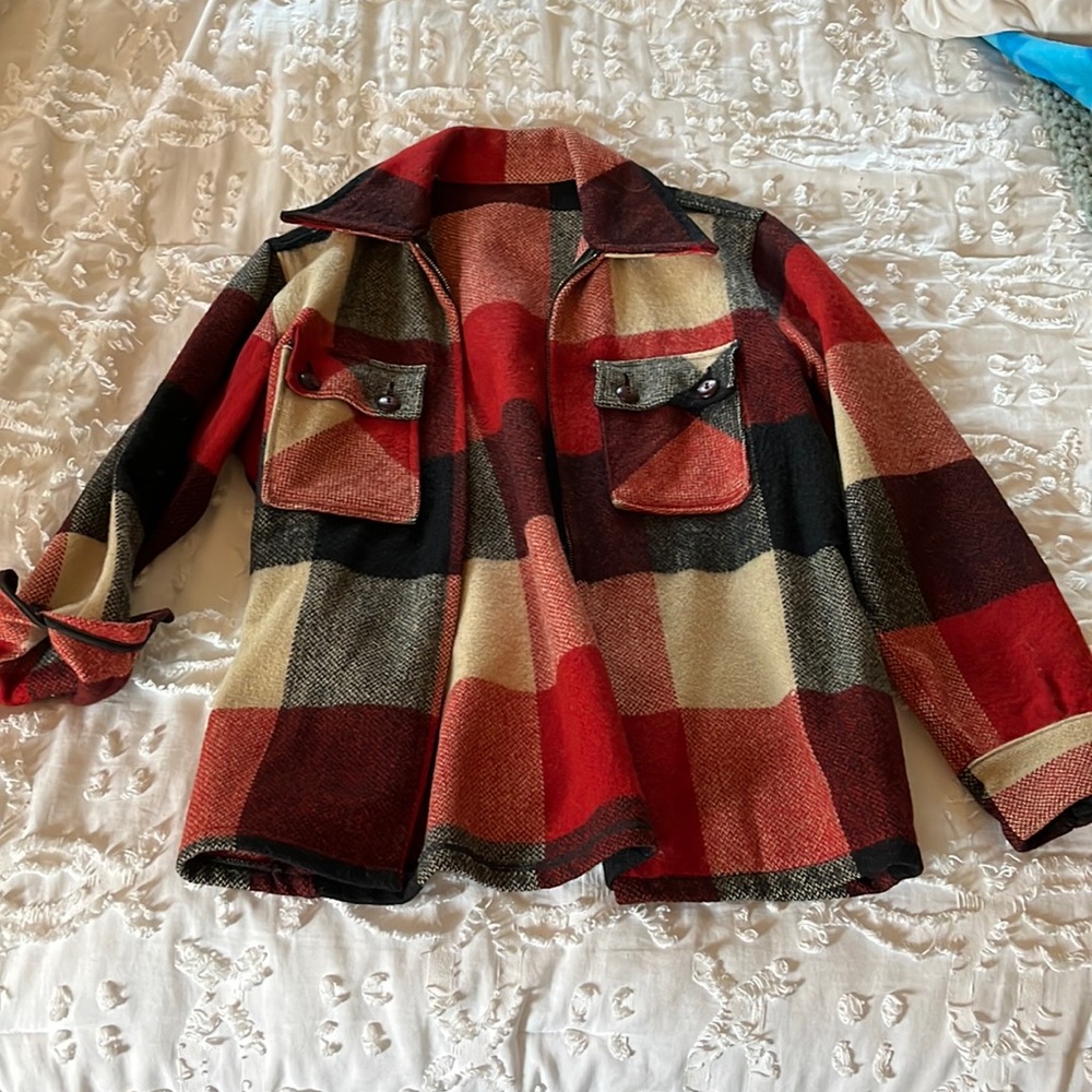 Plaid Flannel Overcoat